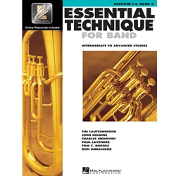 Essential Technique for Band with EEi - Intermediate to Advanced Studies - Baritone T.C.