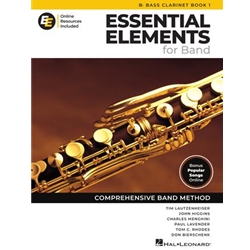 ESSENTIAL ELEMENTS FOR BAND - BASS CLAR BK1 WITH EEI