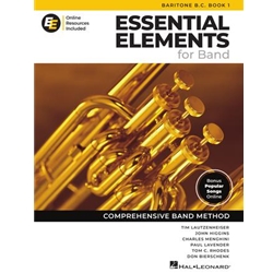 ESSENTIAL ELEMENTS FOR BAND - BARITONE BC BK1 WITH EEI