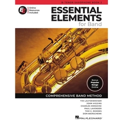 ESSENTIAL ELEMENTS FOR BAND - TENOR SAX BK2 WITH EEI