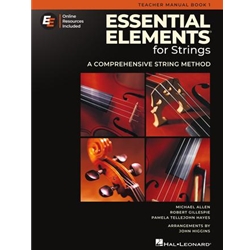 ESSENTIAL ELEMENTS FOR STRINGS - TEACHER MANUAL BK1 WITH EEI