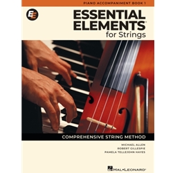 ESSENTIAL ELEMENTS FOR STRINGS - STRINGS - PIANO ACCOMP BK 1