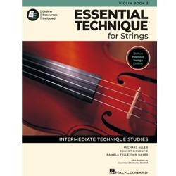 ESSENTIAL TECHNIQUE FOR STRINGS - VIOLIN BK3 WITH EEI