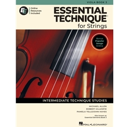 ESSENTIAL TECHNIQUE FOR STRINGS - VIOLA BK3 WITH EEI