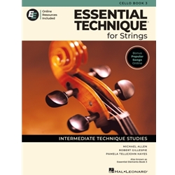 ESSENTIAL TECHNIQUE FOR STRINGS - CELLO BK3 WITH EEI