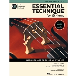 ESSENTIAL TECHNIQUE FOR STRINGS - DOUBLE BASS BK3 WITH EEI
