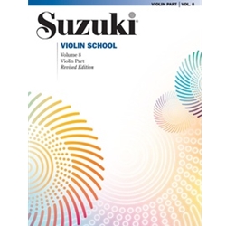 Suzuki Violin School Violin Part Volume 8 (Revised) Book Only