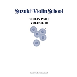 Suzuki Violin School Violin Part Volume 10 - Book Only