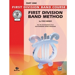 First Division Band Method, Alto Sax, Part 1