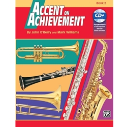 Accent On Achievement Book 2 Combined Percussion---S.D., B.D., Access., Timp. & Mallet Percussion