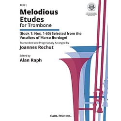 Melodious Etudes for Trombone Selected from the Vocalises of Marco Bordogni