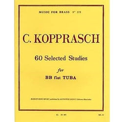 60 Selected Studies for BBFlat Tuba by Kopprasch