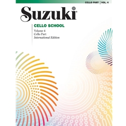 Suzuki Cello School Cello Part, Volume 4 [Cello]